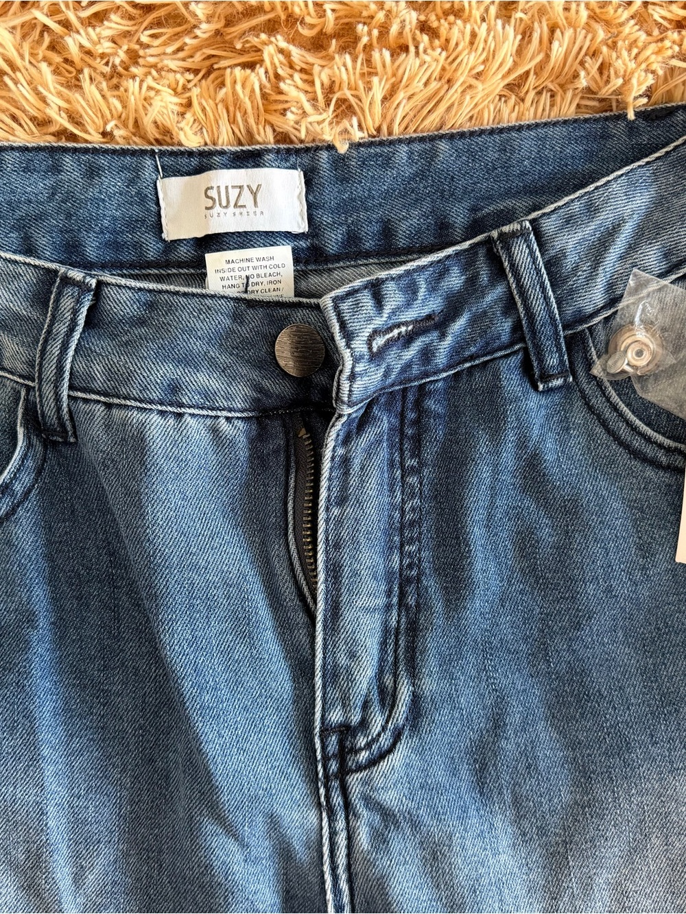 Suzy Shier High-Rise Light Blue Denim Jeans